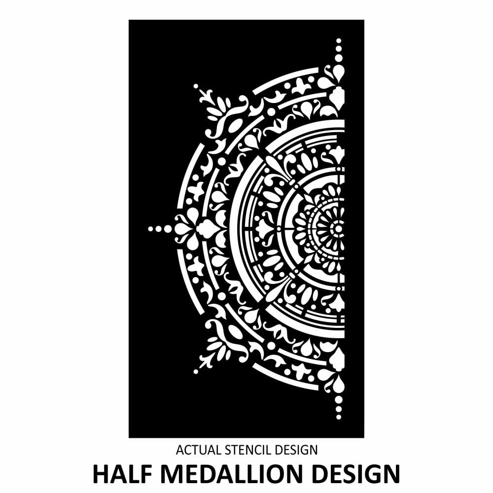 Alvaro Damask Medallion Stencil