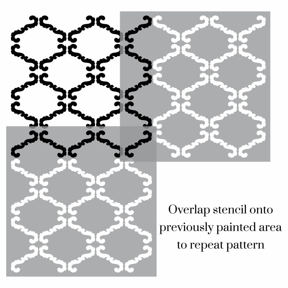 Medina Trellis Stencil