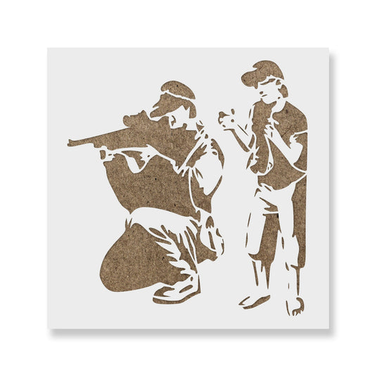 Sniper Banksy Stencil