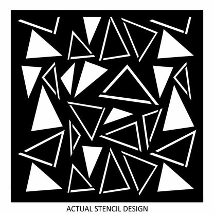 Abstract Falling Triangle Stencil