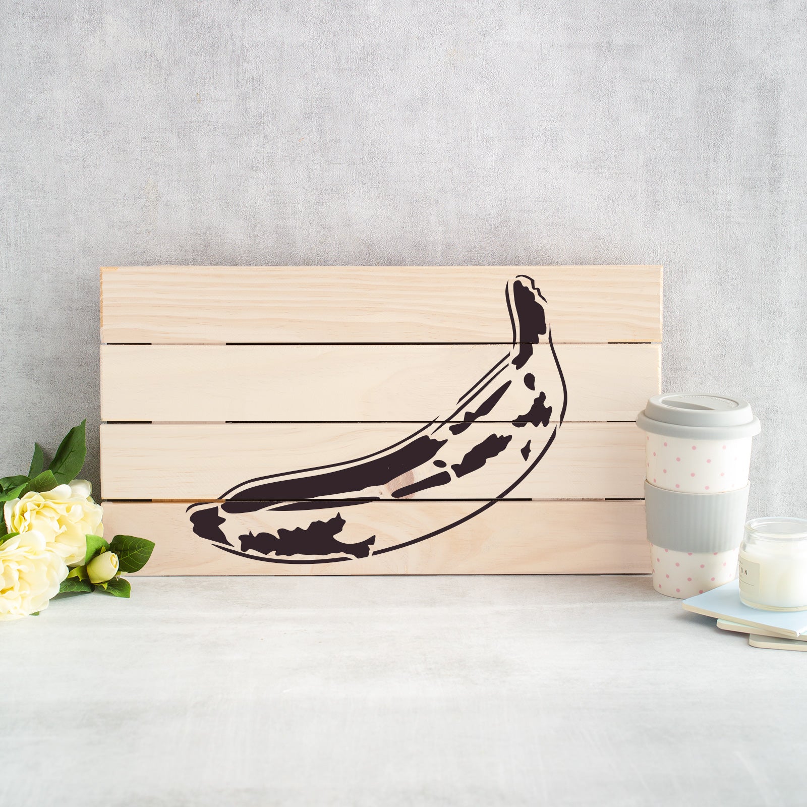 Banana Stencil