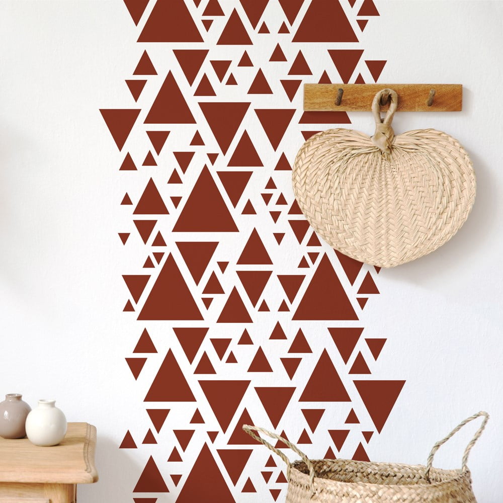 Modern Triangle Allover Stencil