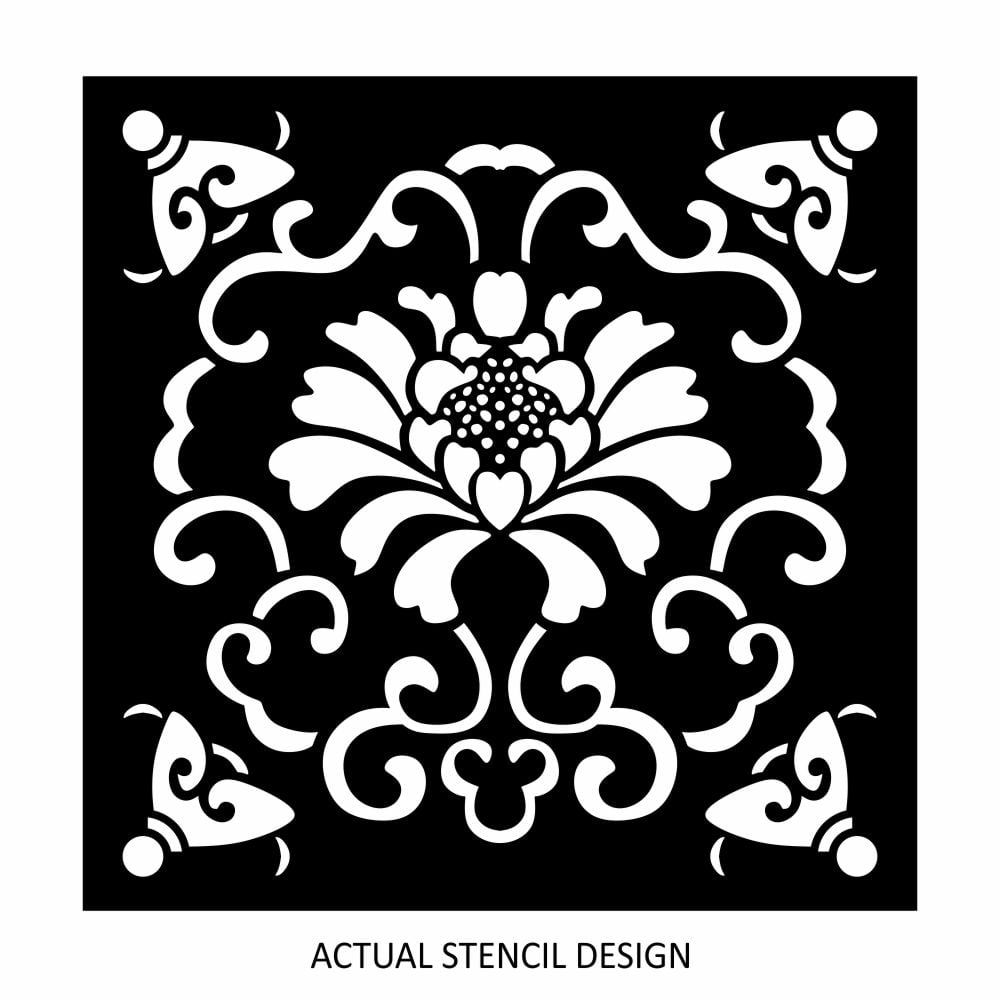 Montilla Moroccan Flower Stencil