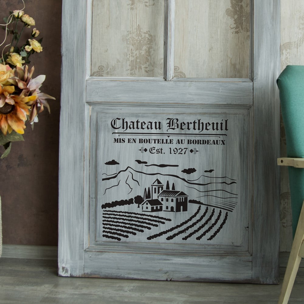 French Vineyard Stencil