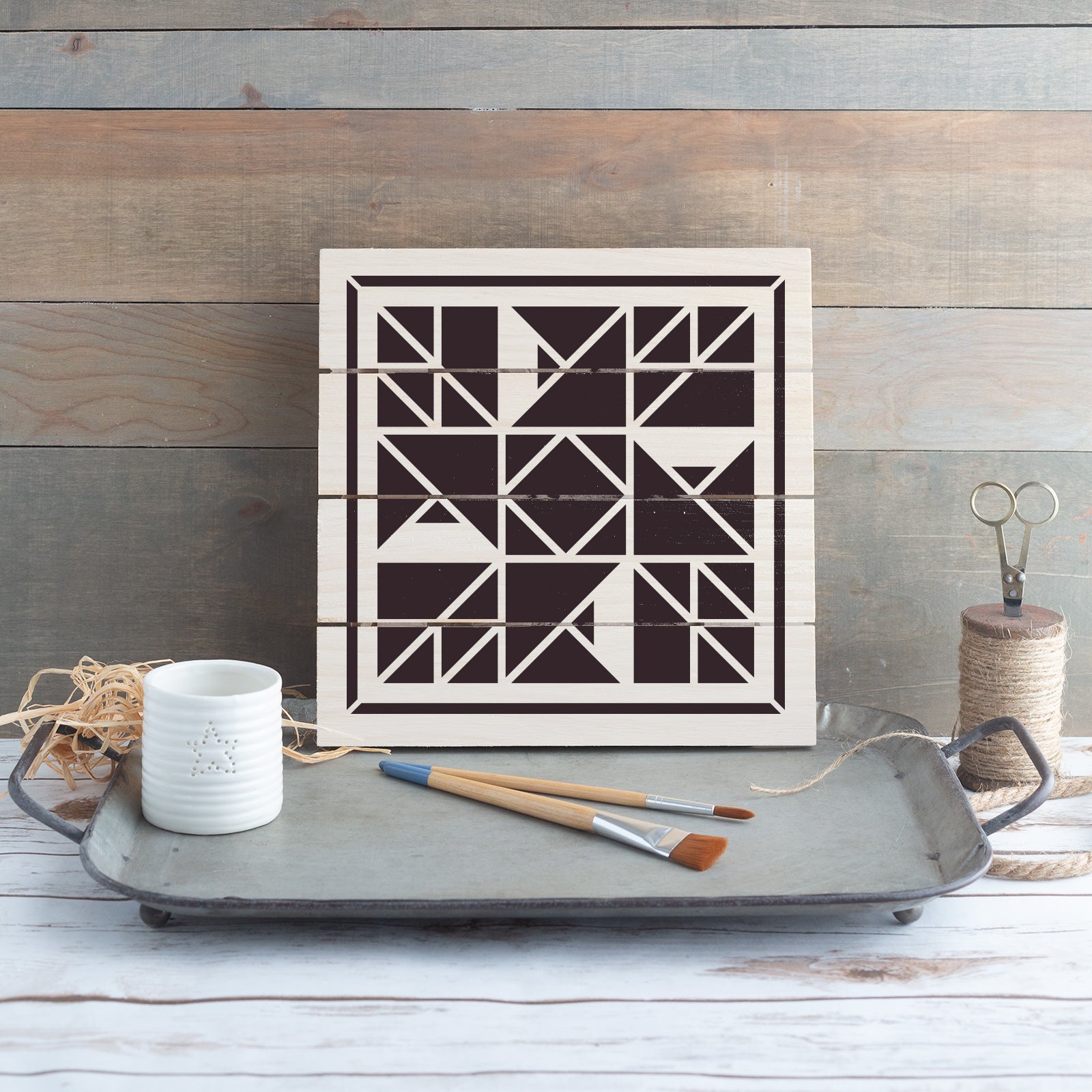 Prairie Star Barn Quilt Stencil