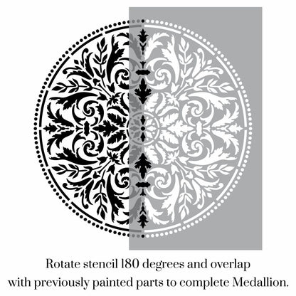 Juliena Damask Medallion Stencil