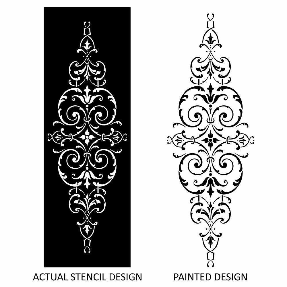 Lanz Damask Stencil