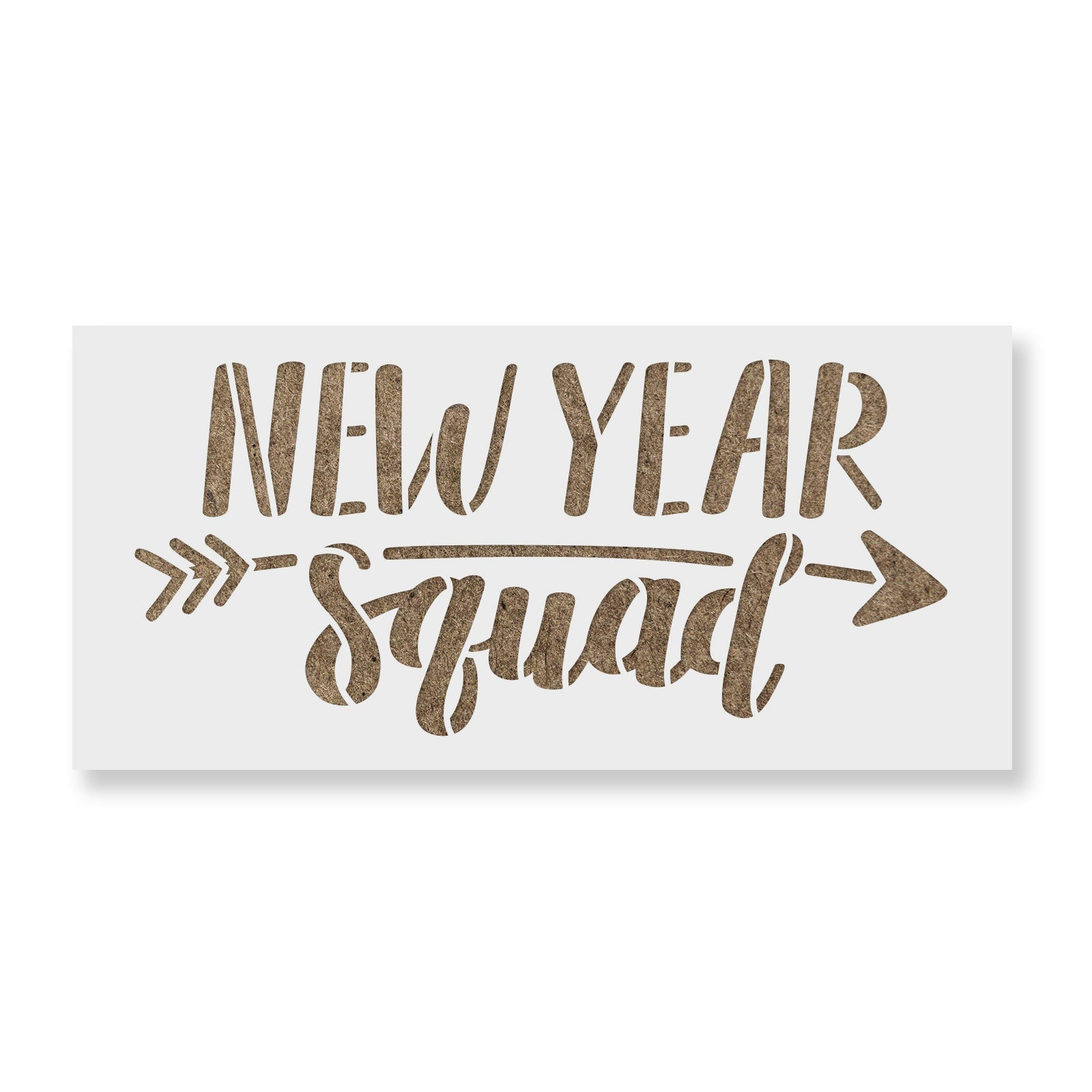 New Year Squad Stencil