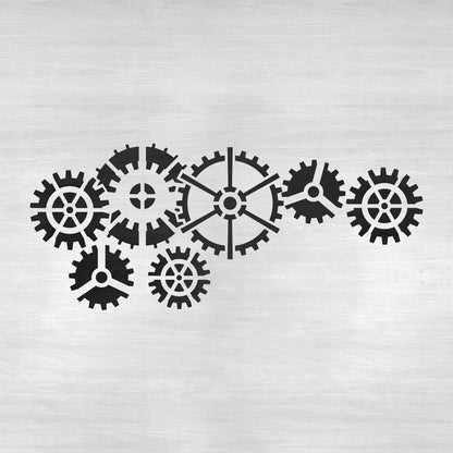 Gears Stencil