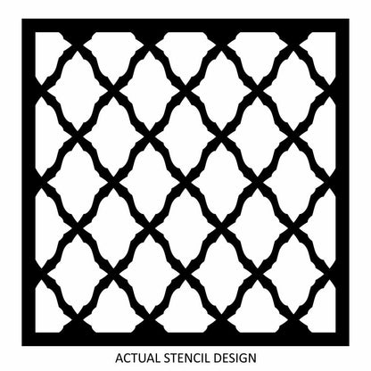 Tisba Trellis Stencil