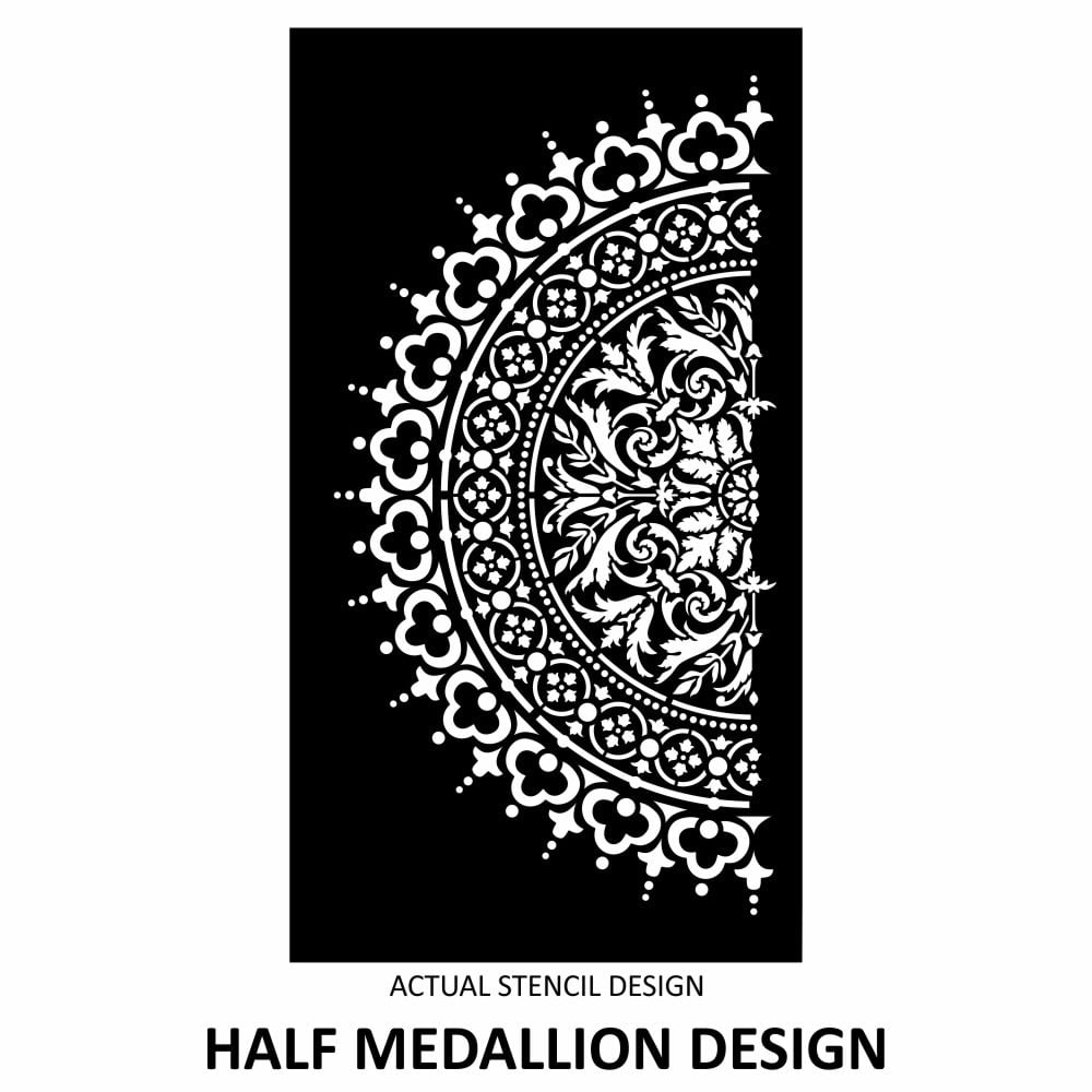 Sicily Damask Medallion Stencil