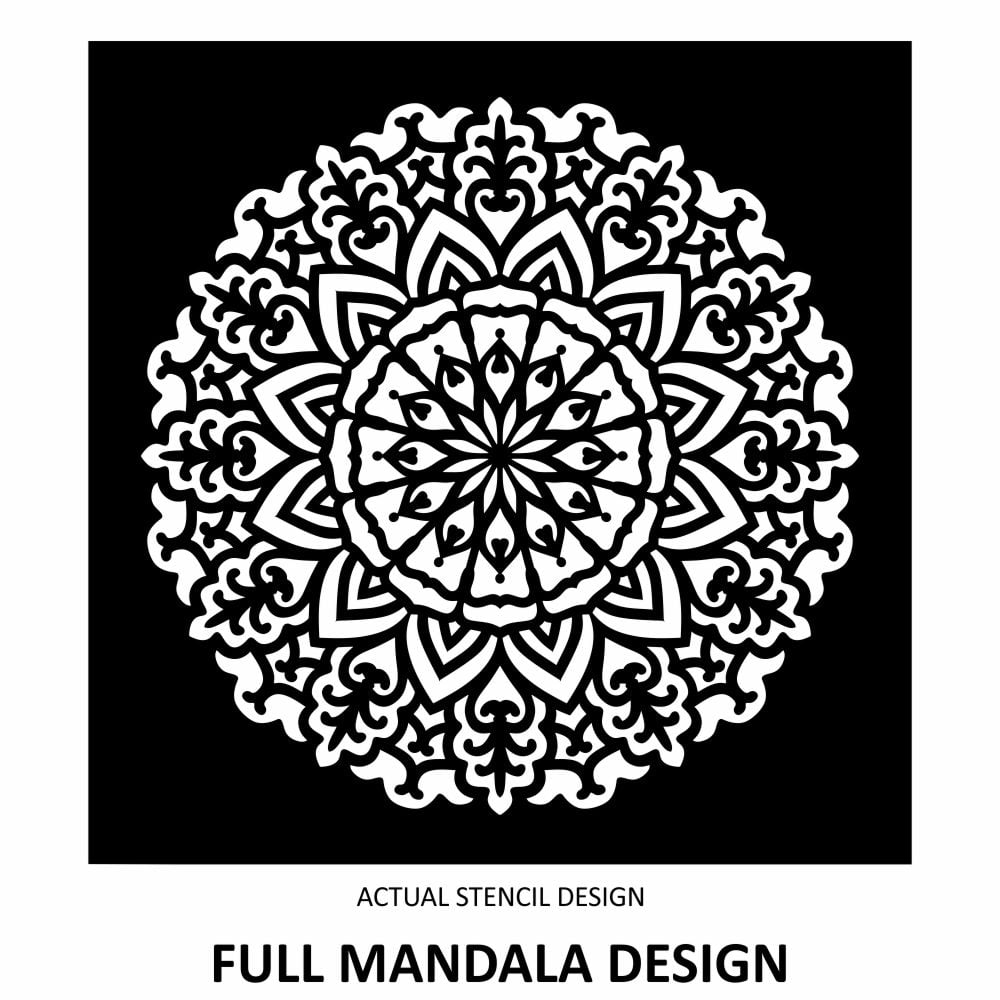 Naviah Mandala Stencil