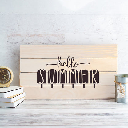 Hello Summer Popsicles Stencil