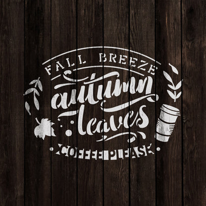 Fall Breeze Stencil