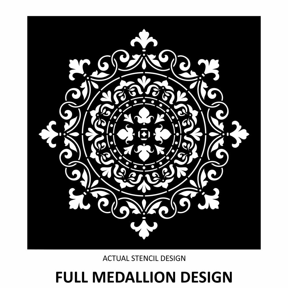 Claude Damask Medalion Stencil