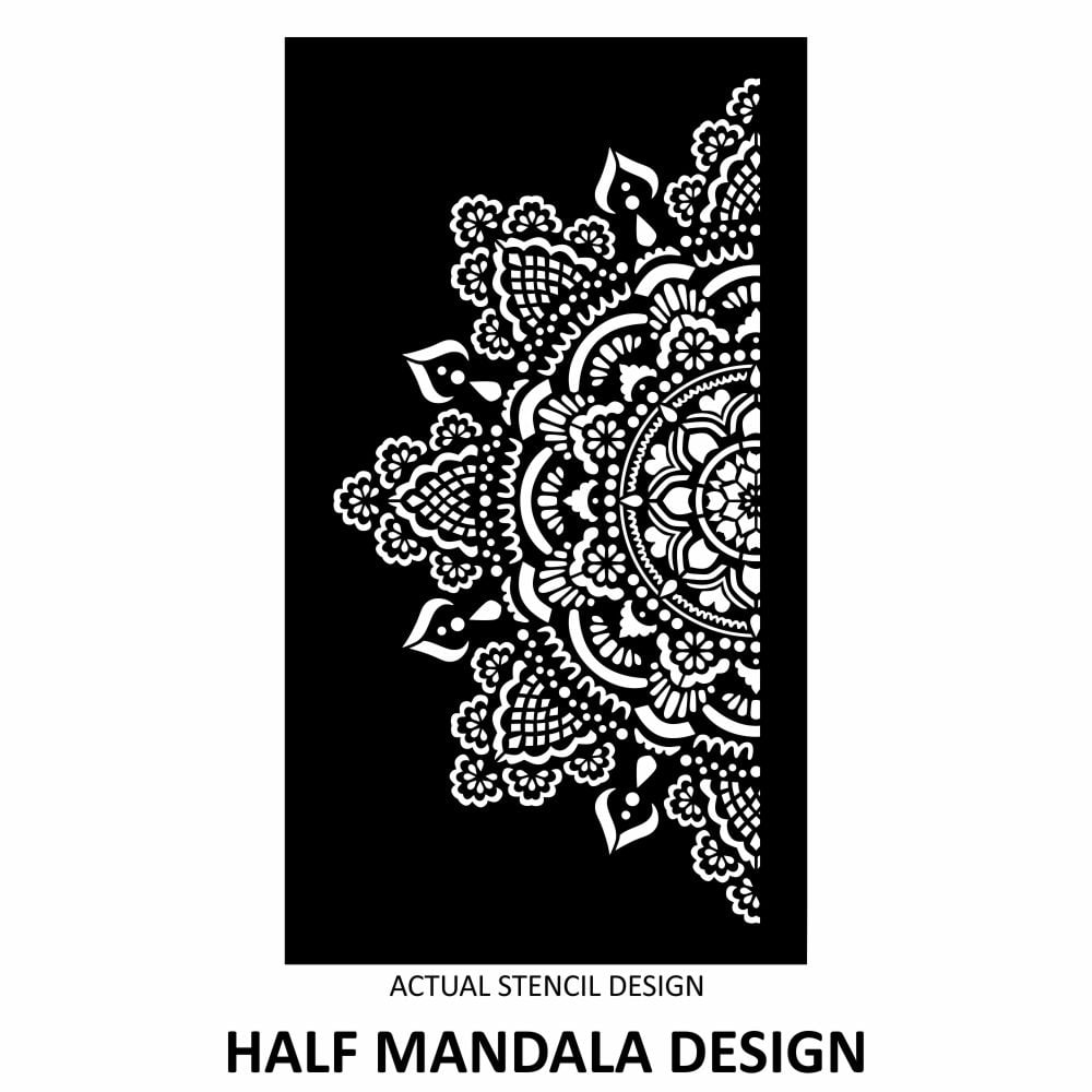 Flower Lace Mandala Stencil