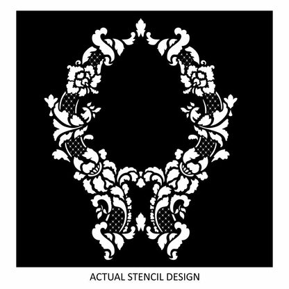 Victorian Baroque Wall Stencil