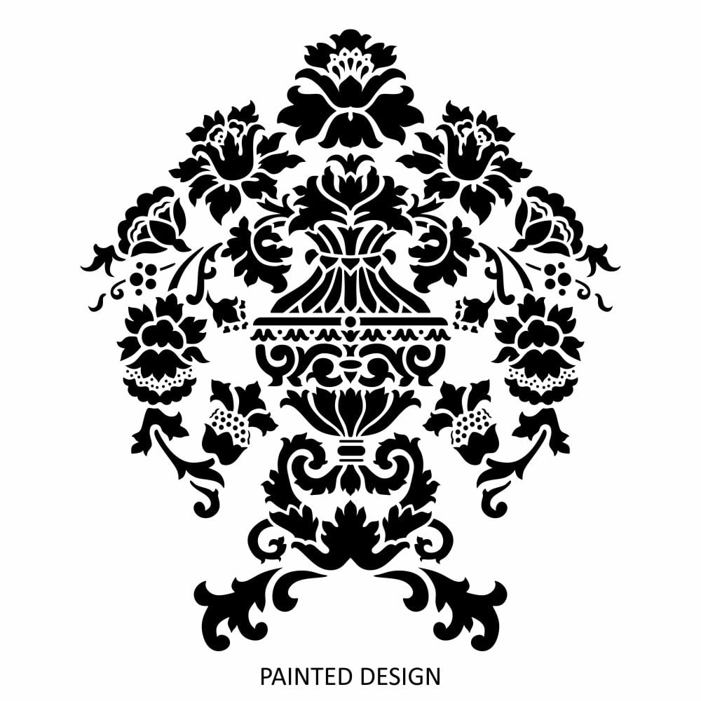 Chella Damask Stencil