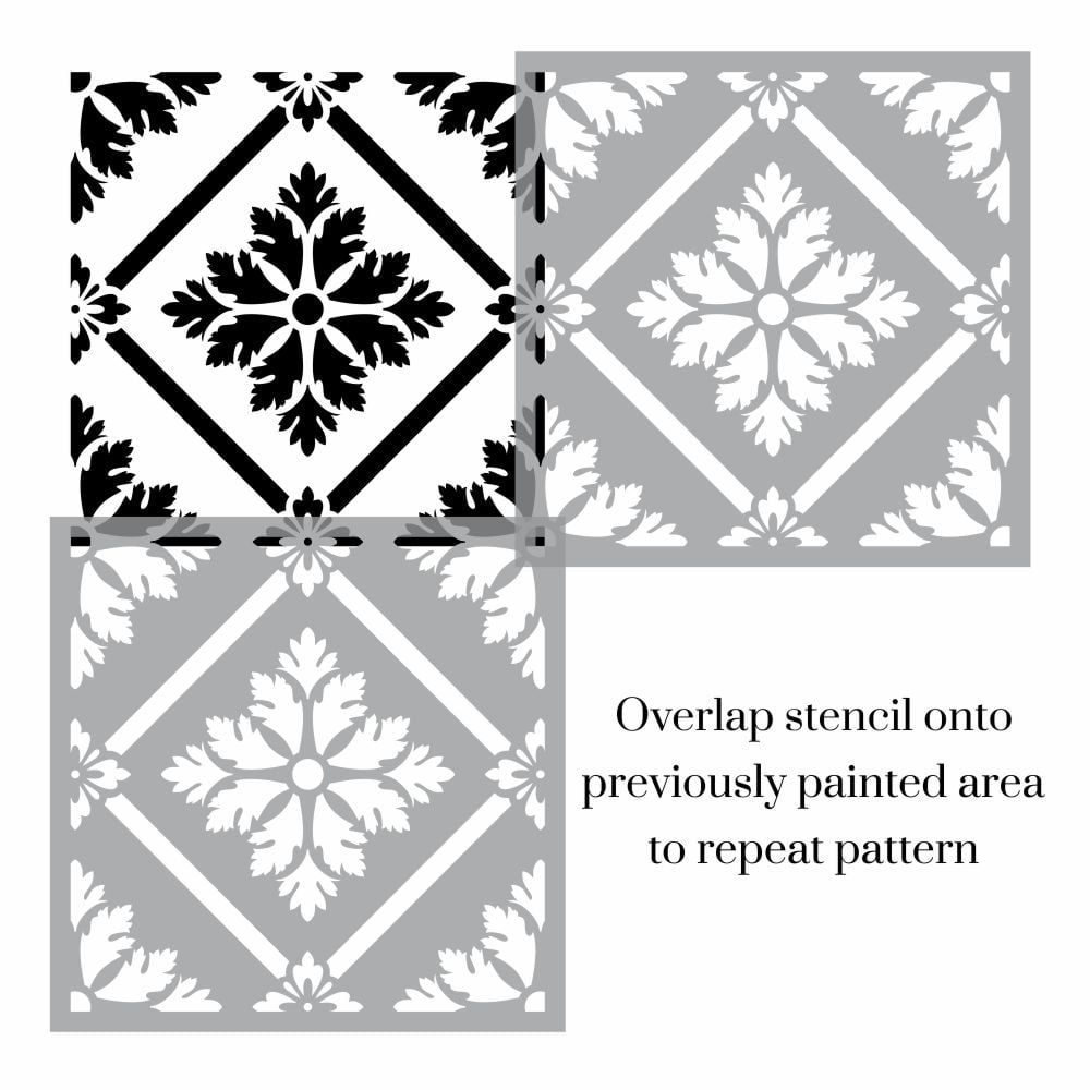 Grosetto Leafy Allover Stencil