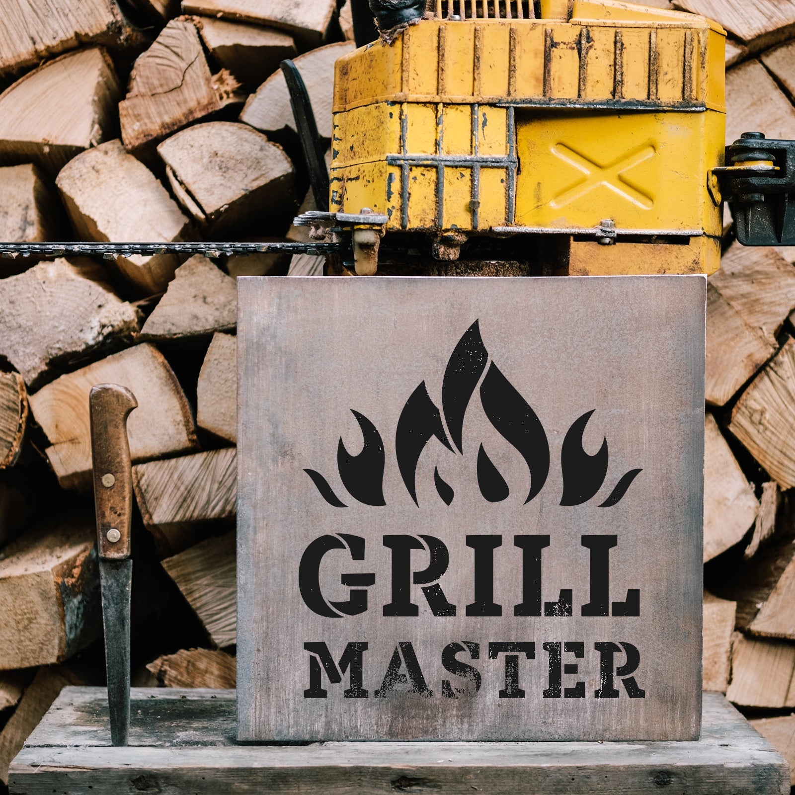 Grill Master Summer Bbq Stencil