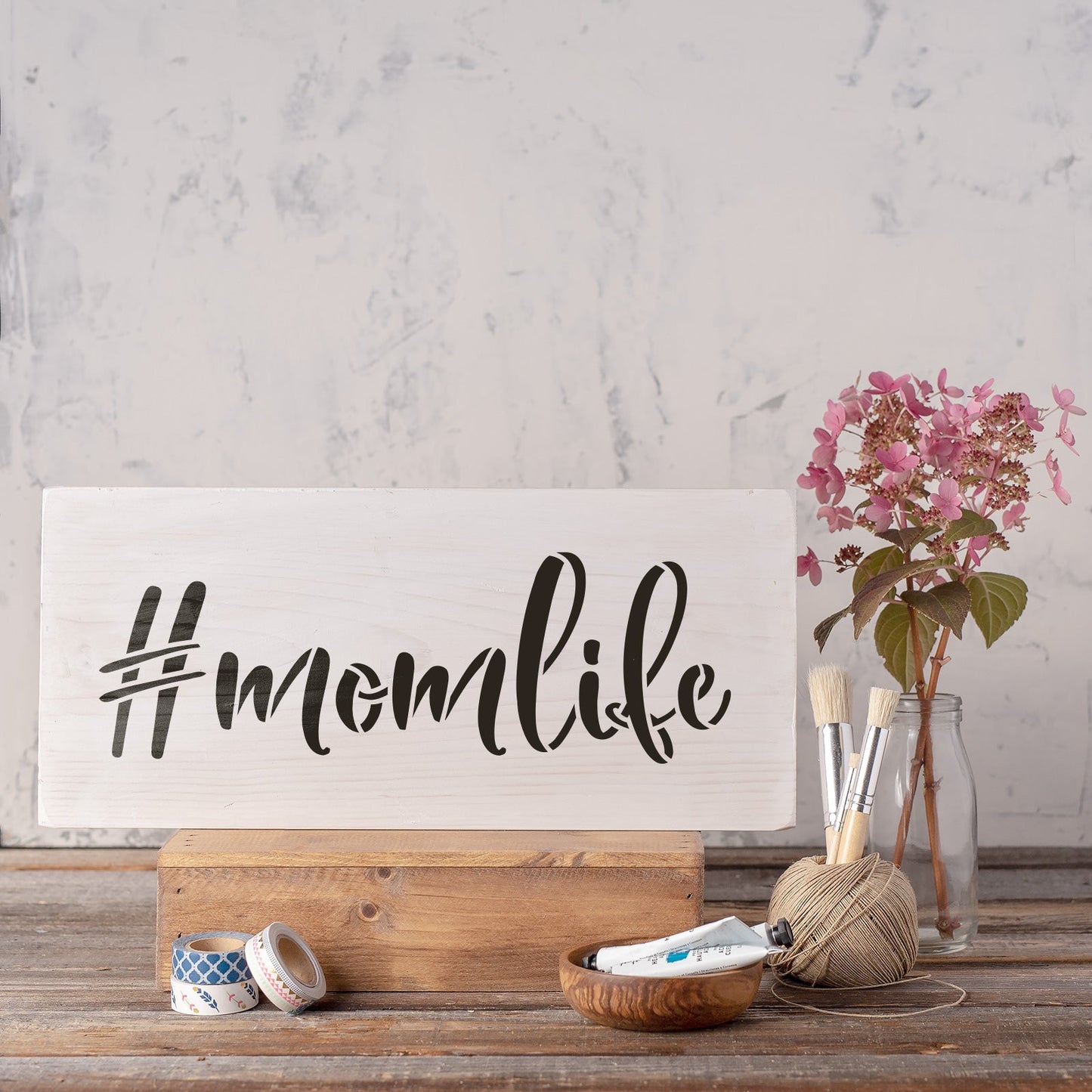 Momlife Stencil