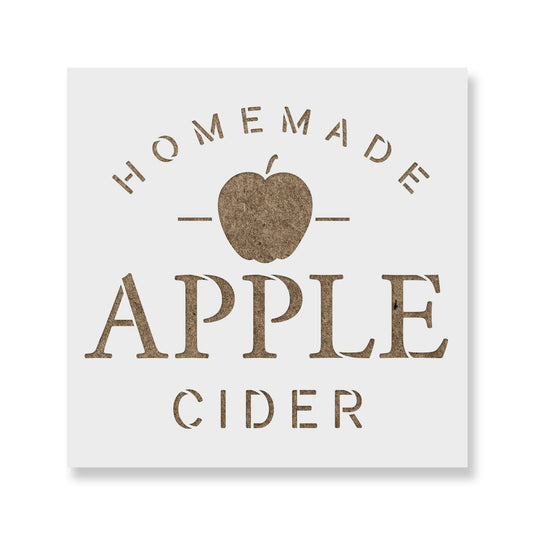 Homemade Apple Cider Stencil