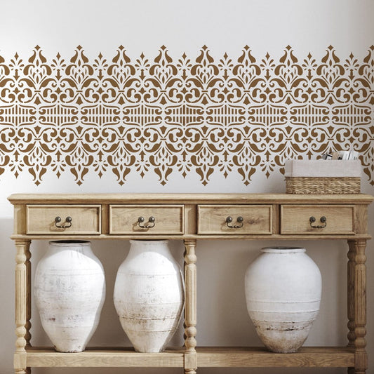 Araban Damask Border Stencil