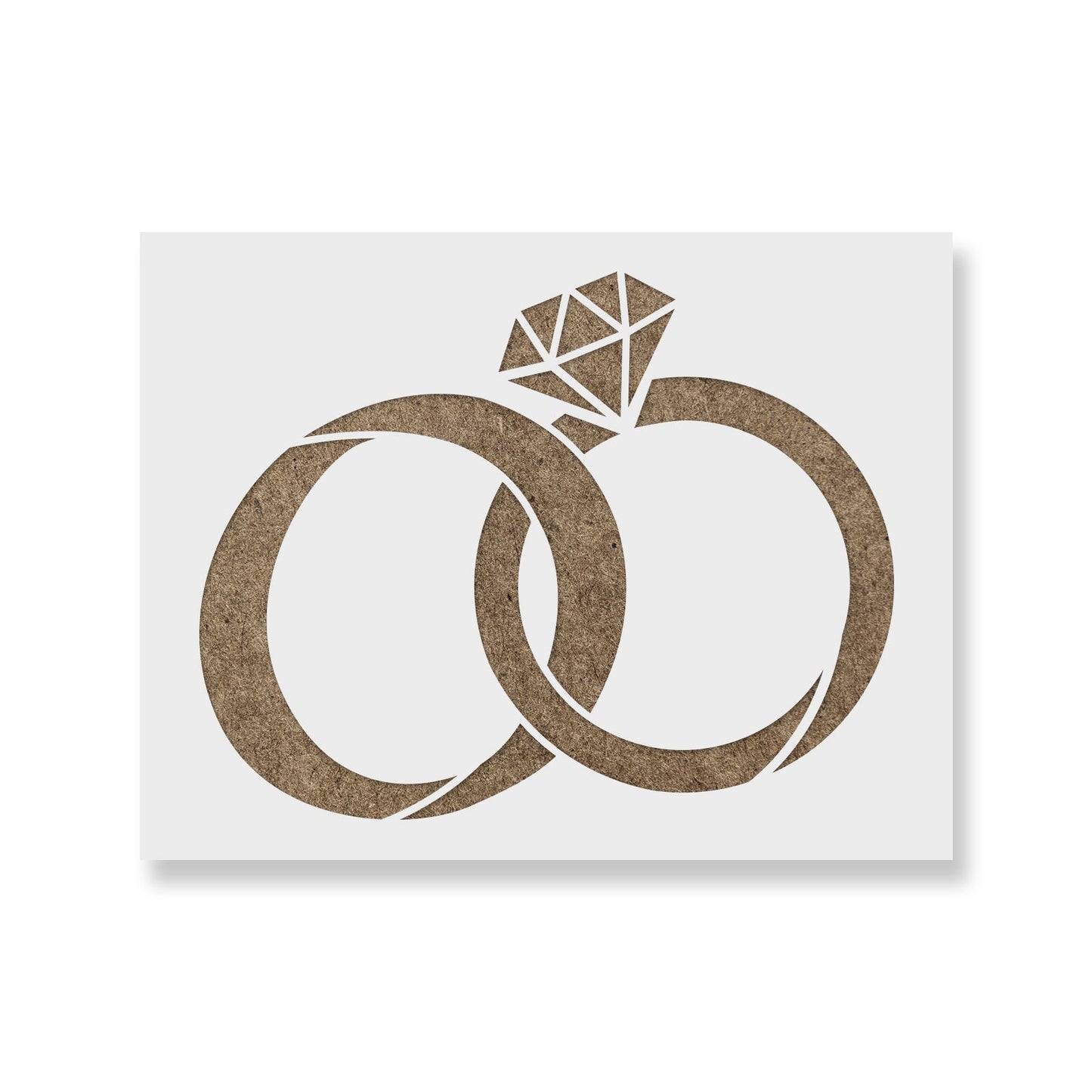 Wedding Rings Stencil