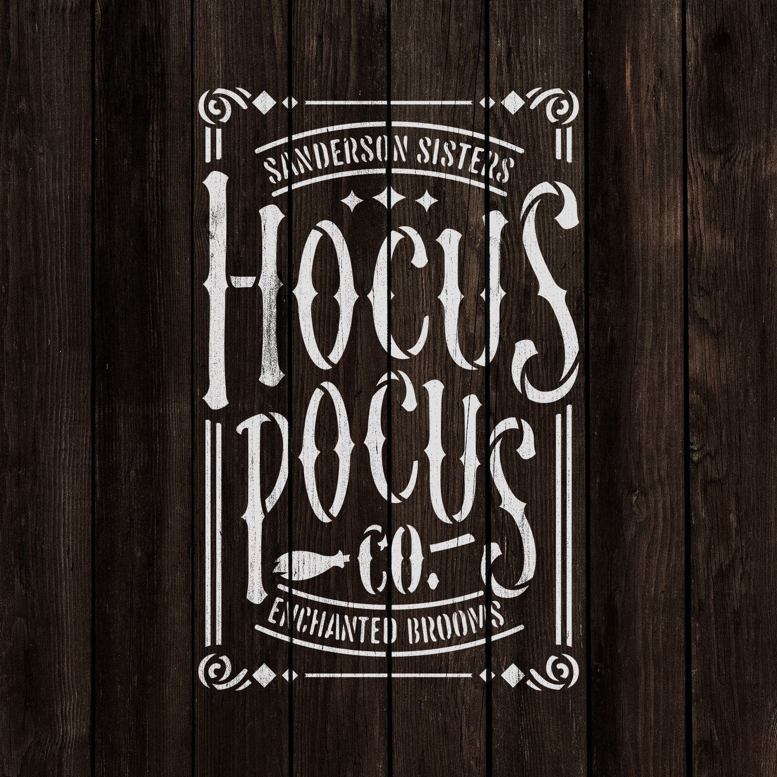 Hocus Pocus Co Stencil