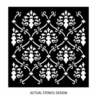 Bagru Damask Allover Stencil