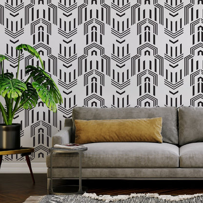 Gatsby Retro Wall Stencil