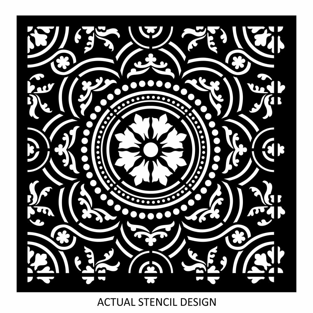 Dalila Moroccan Tile Stencil