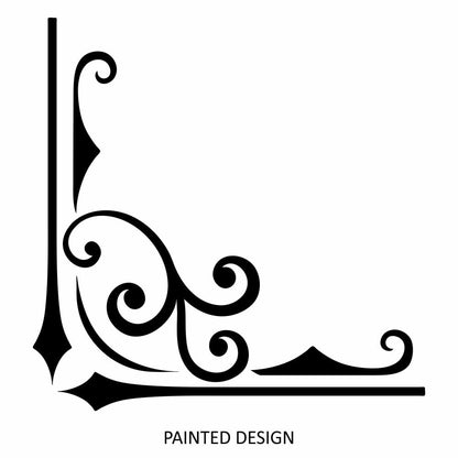 Marco Damask Corner Stencil