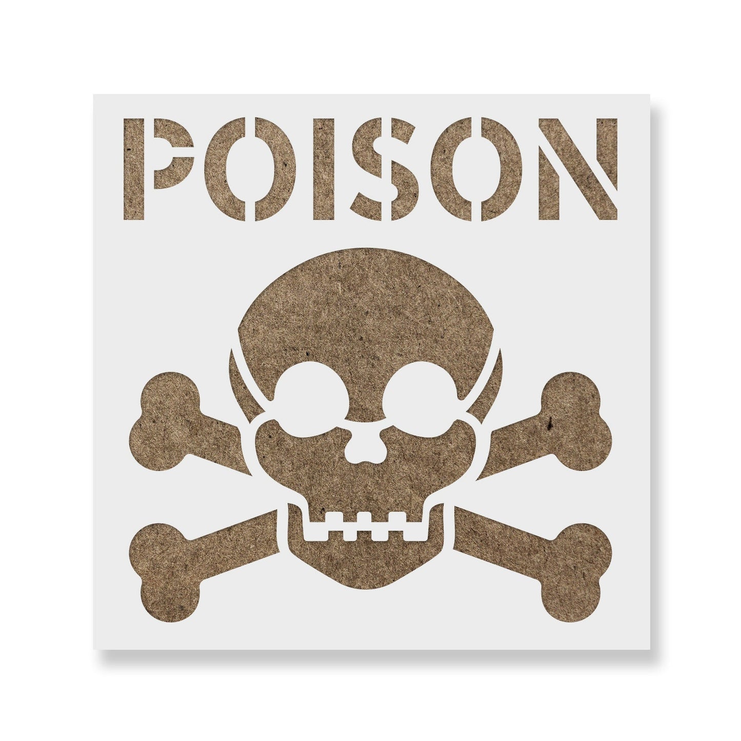 Poison Symbol Stencil