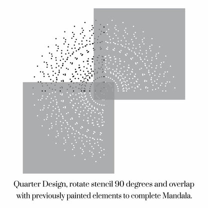Noko Dotted Mandala Stencil