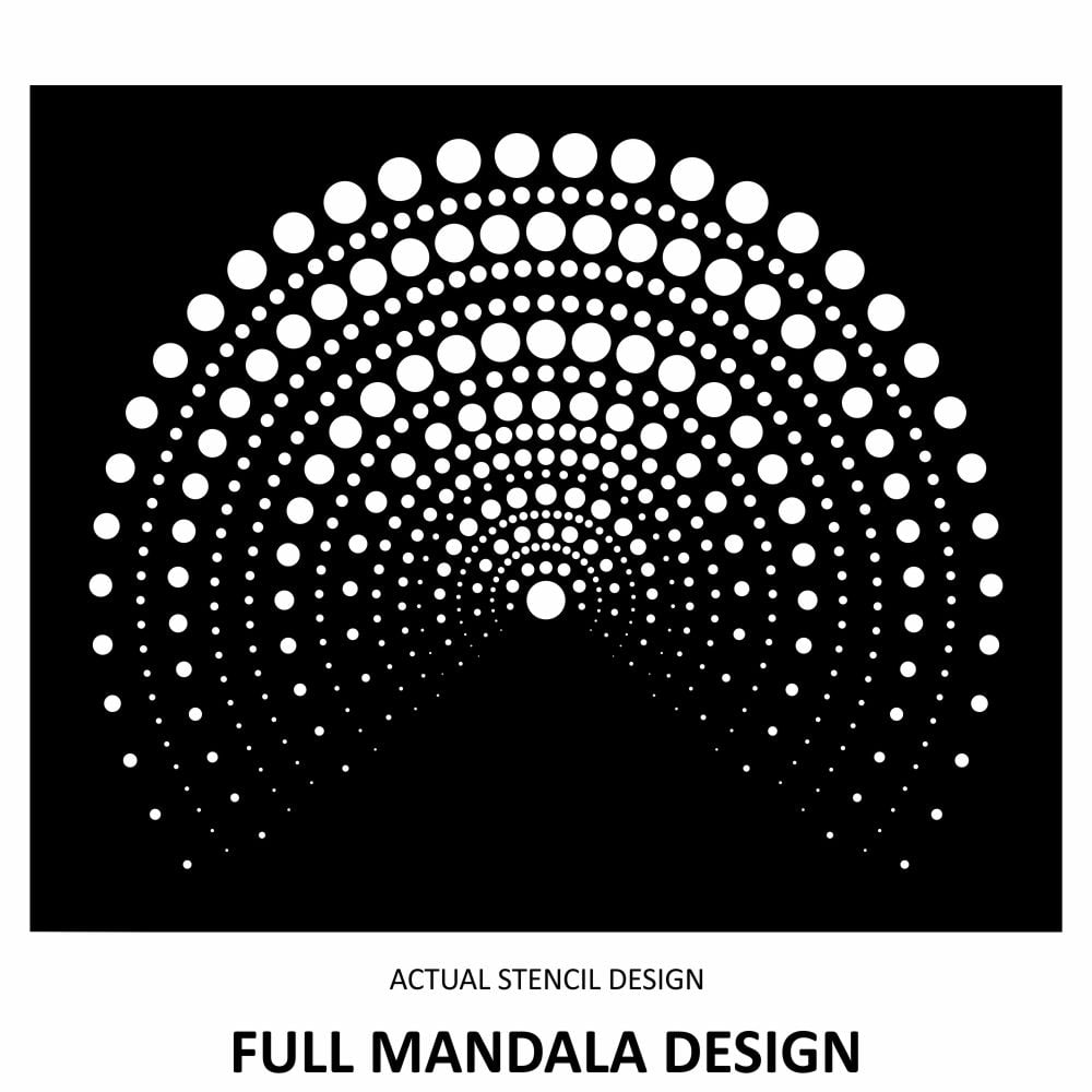 Modern Dotted Circle Mandala