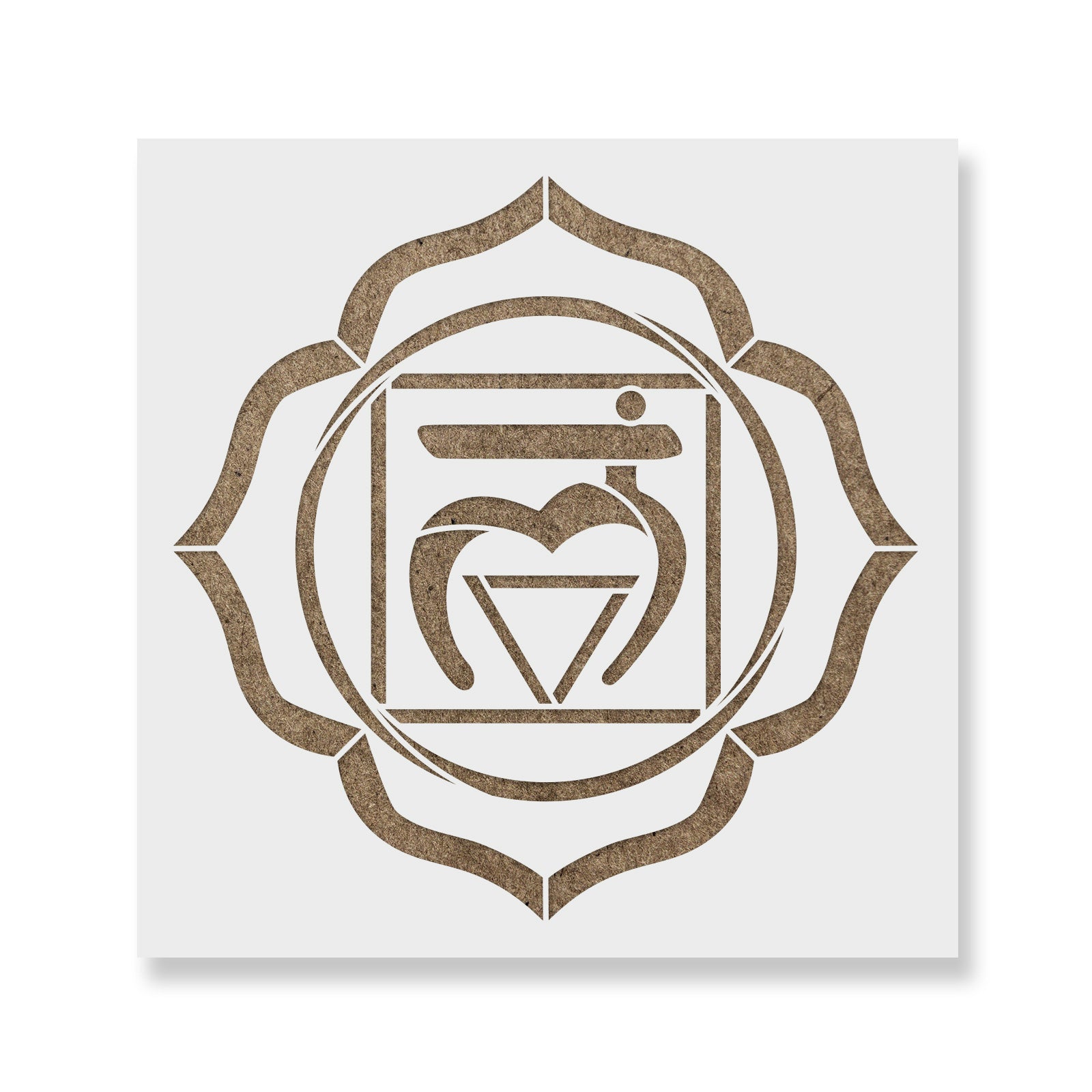 Muladhara Root Chakra Stencil