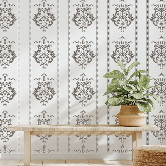 Lafontaine Damask Stencil