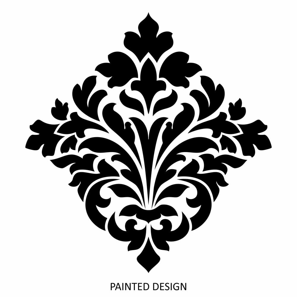 Dharma Damask Stencil