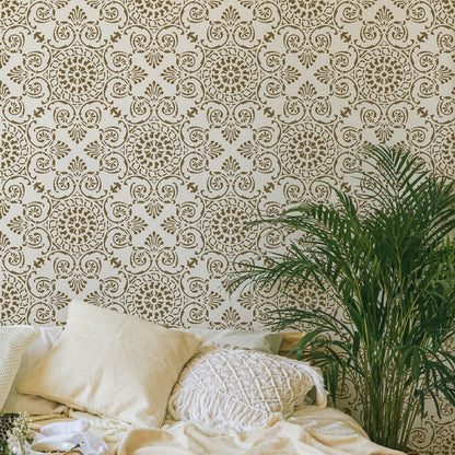 Caserta Damask Allover Stencil