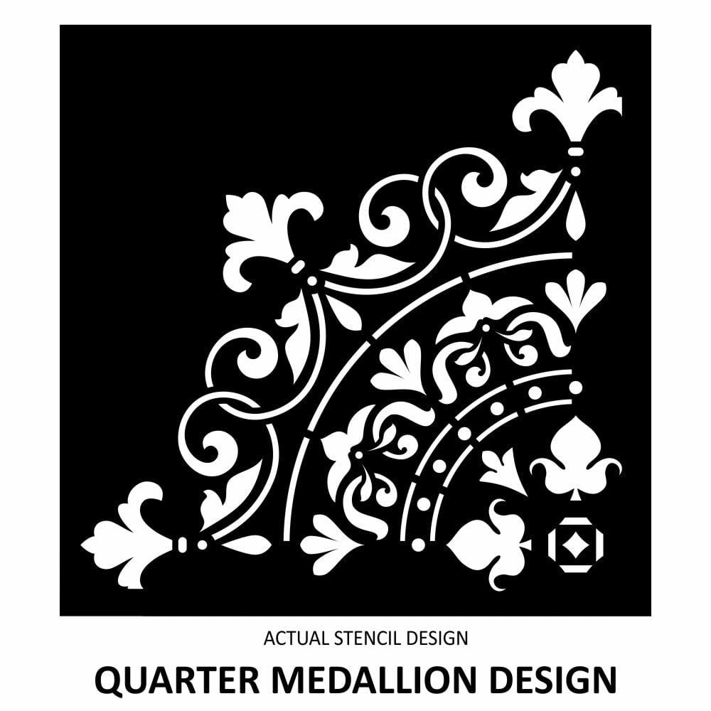 Claude Damask Medalion Stencil