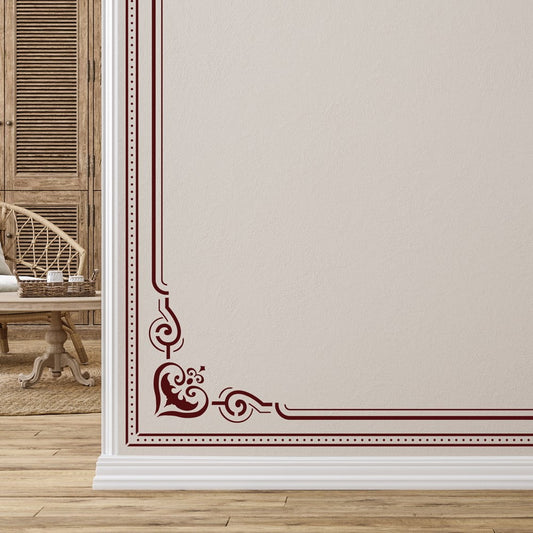 Marrakesh Damask Corner Stencil Set