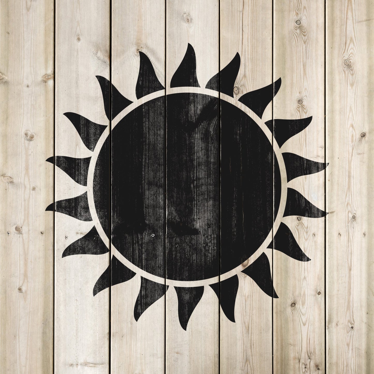 Sun Stencil