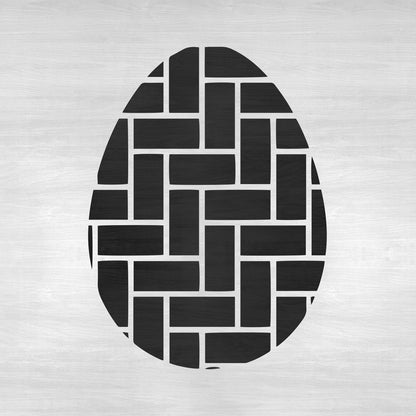 Easter Egg Blocks Stencil