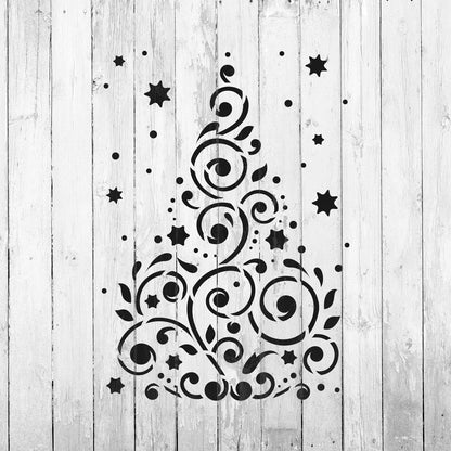 Christmas Tree Stencil