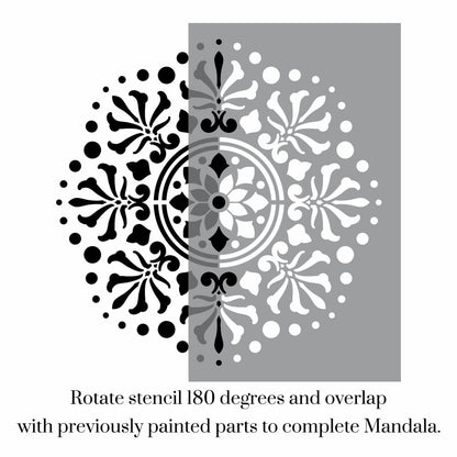 Hassana Mandala Stencil