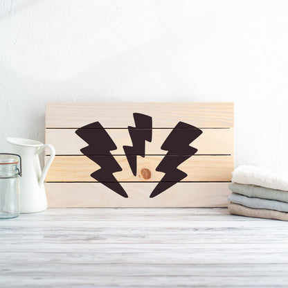 Lightning Bolts Stencil