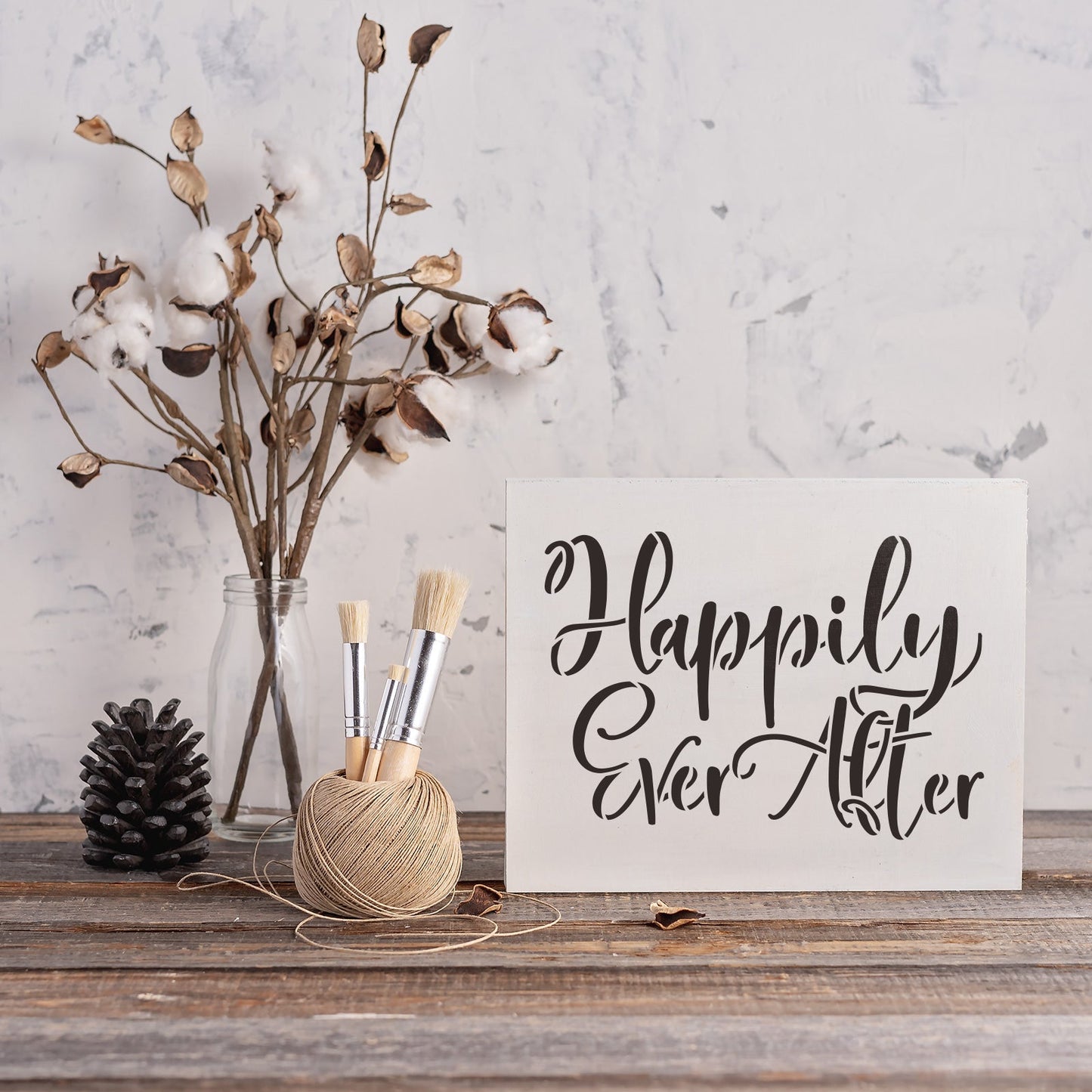 Happily Ever After Stencil