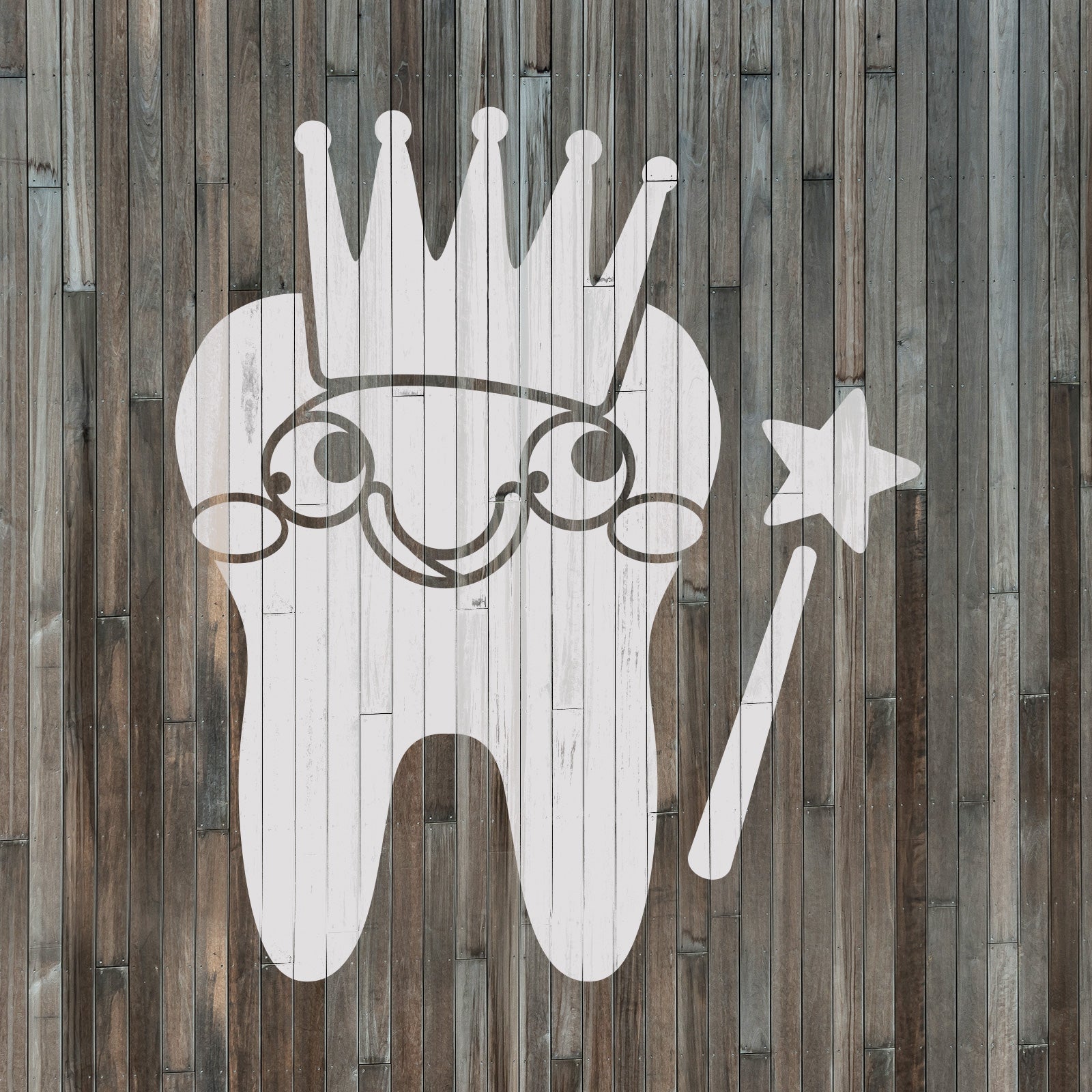 Tooth Fairy Tooth Stencil