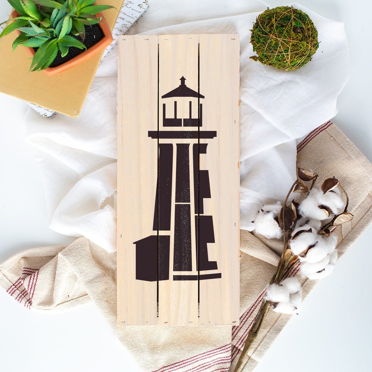 Lighthouse Stencil